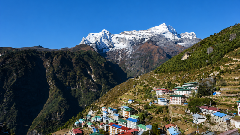 everest view trek - Namche Bazzar - Everest View Trek 8 Days Itinerary