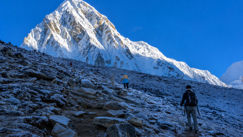 three pass - route to EBC - Everest High Passes Trek | 17 Days Three Pass Trek
