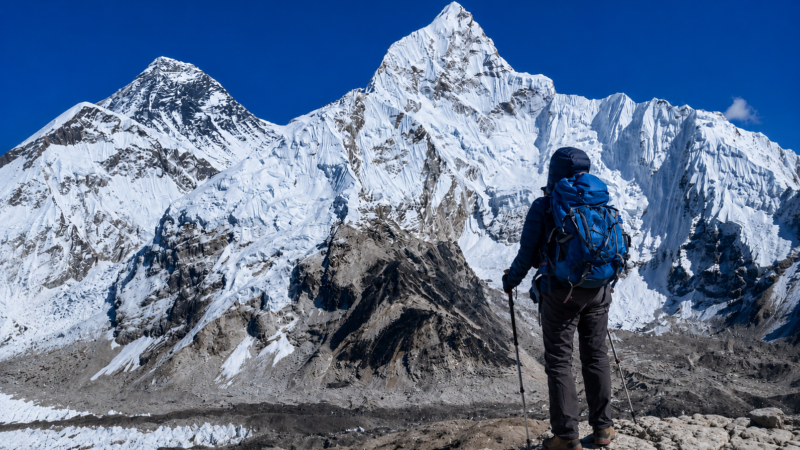 everest view - Island Peak Climbing 15 Days Itinerary