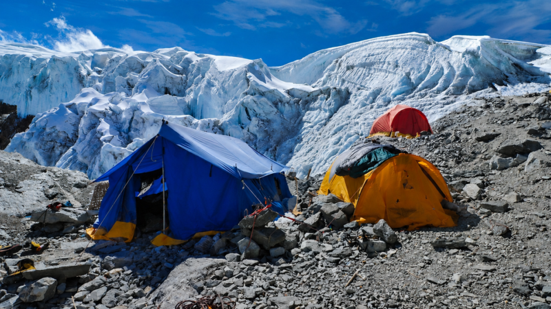 tented accommodation in mera peak - Mera Peak Climbing in Nepal