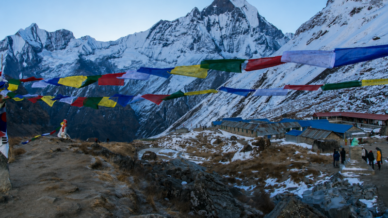 view from ABC - Annapurna Base Camp Trek With Helicopter Return
