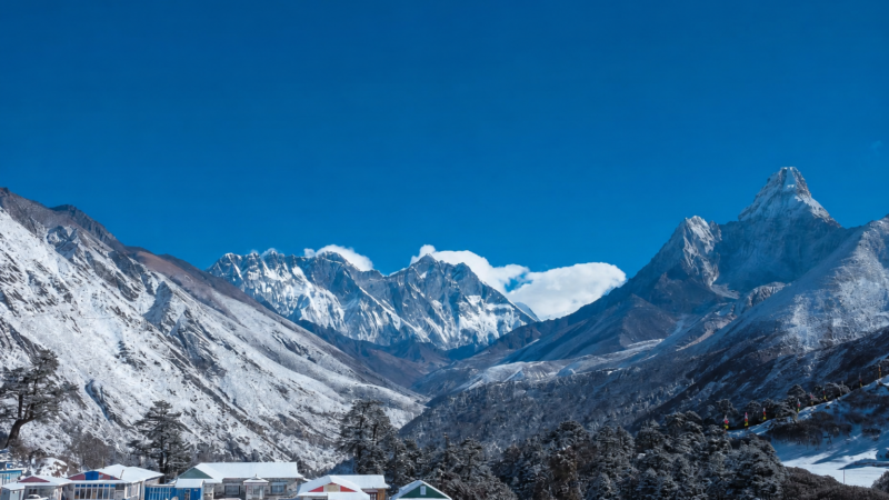 Everest base camp route - Tengboche - Everest Base Camp Trek with Helicopter Return