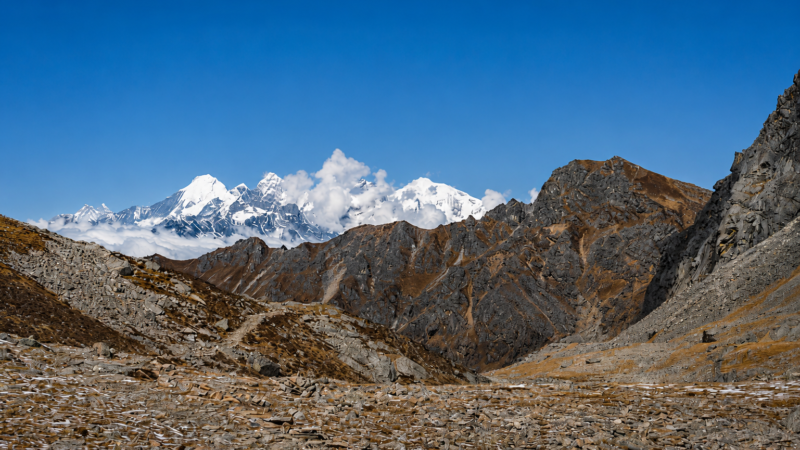 view from Gosaikunda - Gosaikunda Lake Trek